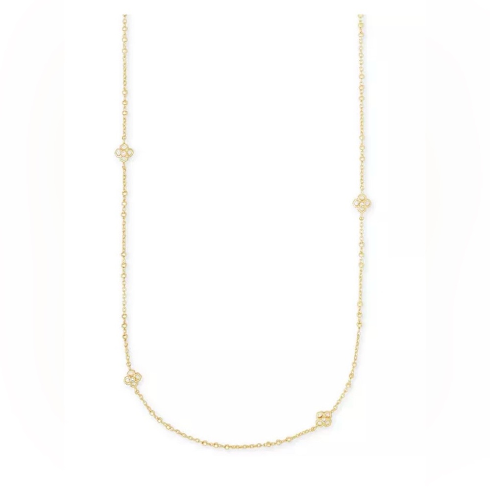 Kendra Scott Pavé Medallion 36" Station Necklace
